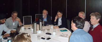 Industry leaders collaborating on alternative comminution strategies at the 2012 CEEC Workshop