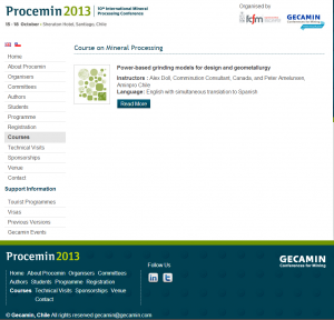 Procemin 2013 Short Courses