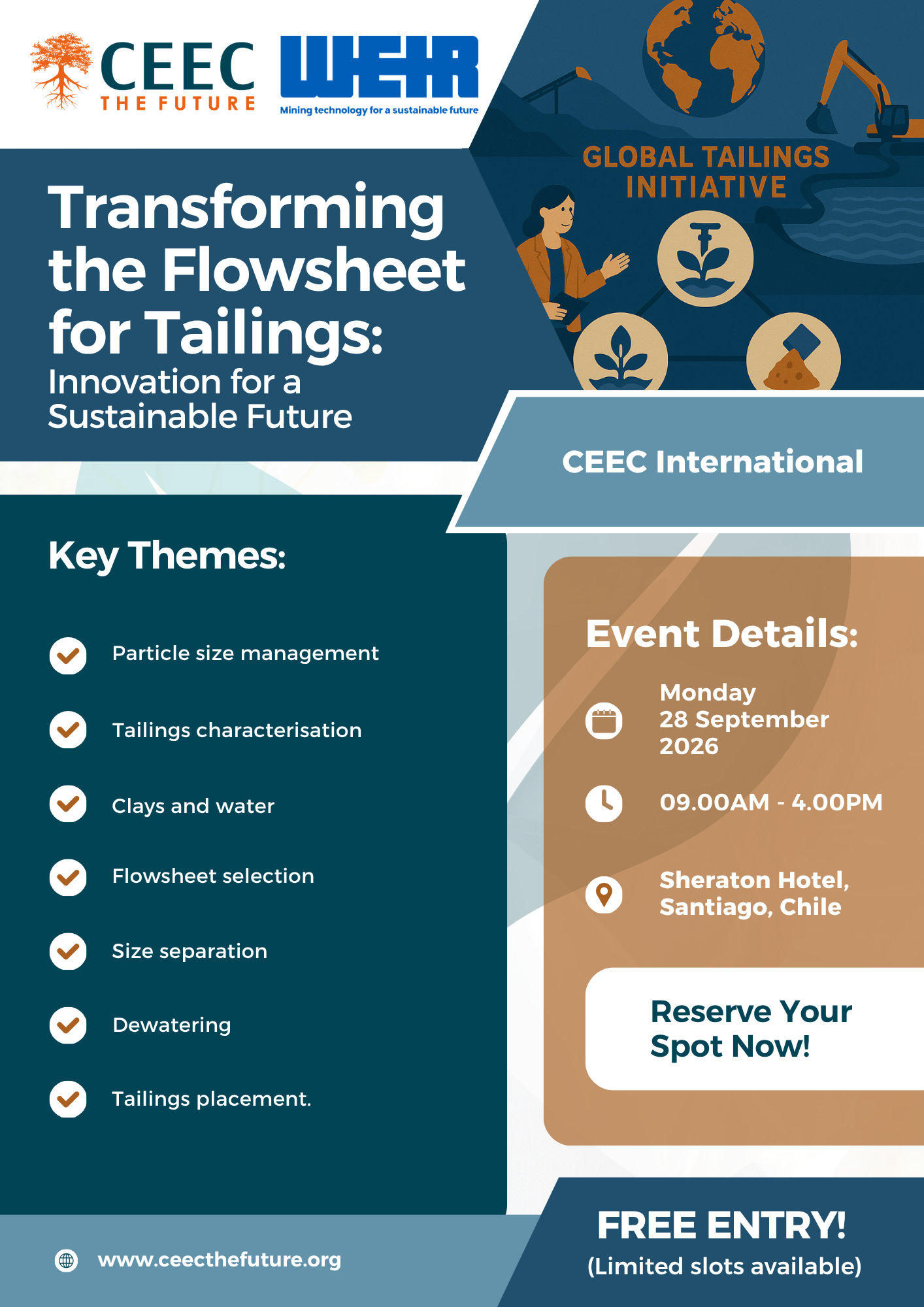 Santiago Tailings Workshop Flyer